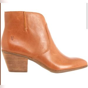 Authentic Frye Leather Judith Ankle Boots Women’s Size 9 Cognac -Multiple